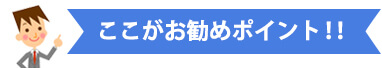 ここがお勧めのポイント