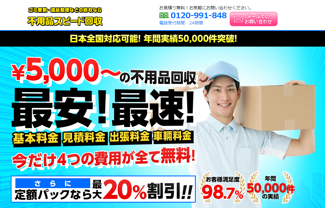 不用品スピード回収