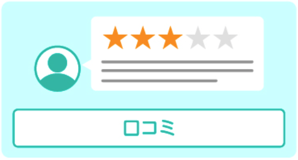 口コミ件数の多さ