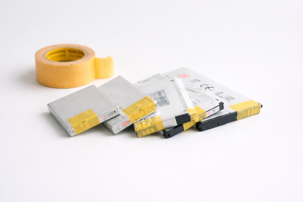 モバイルバッテリーを安全に処分する絶縁方法