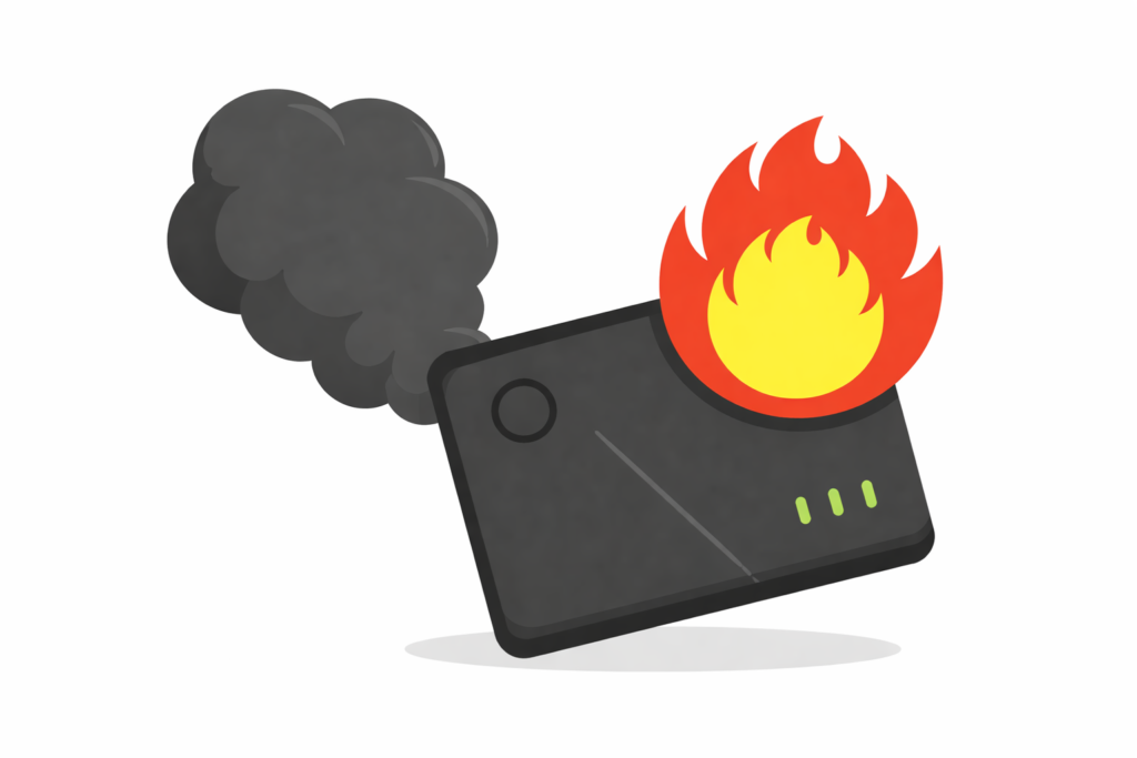 モバイルバッテリーが危険といわれる理由