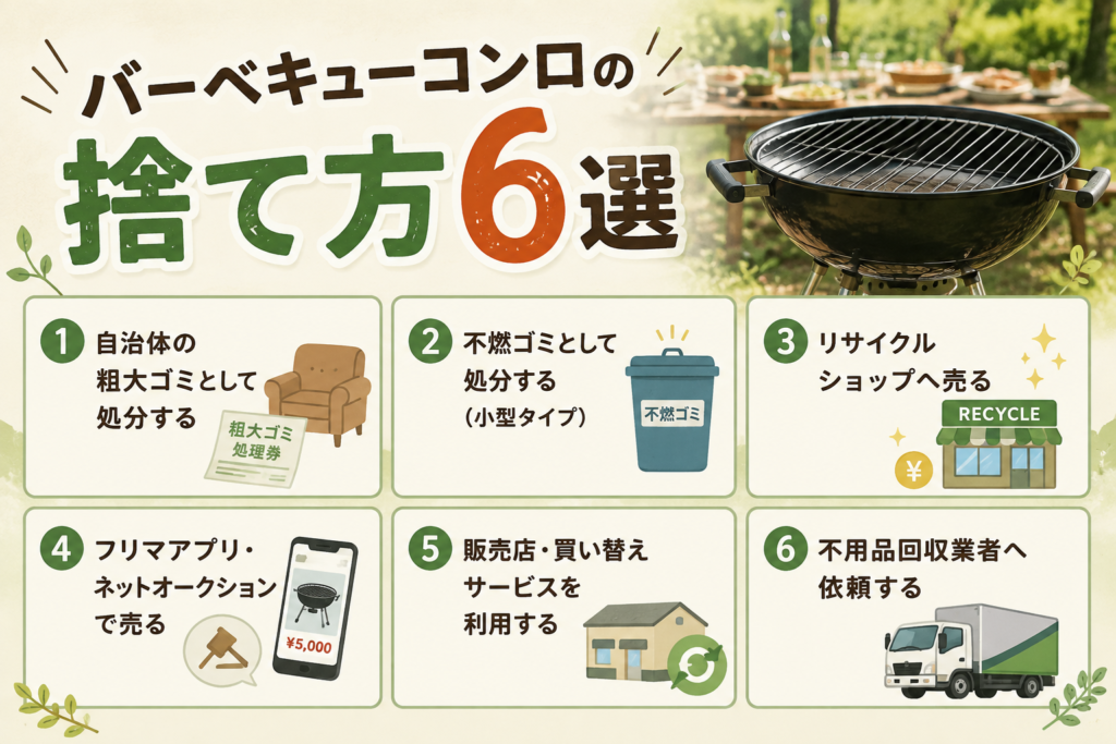 バーベキューコンロの捨て方6選